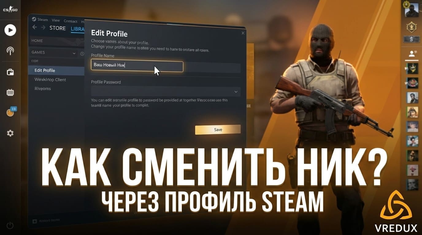 смена ника через стим